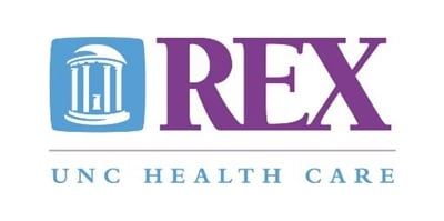 Logo for REX Healthcare marketing